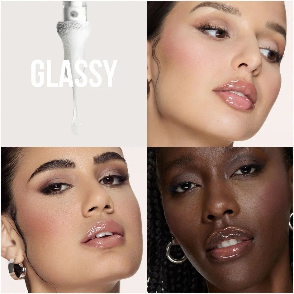 Huda Beauty Faux Filler Extra Shine Lip Gloss 3.9ml Full Size - Glassy