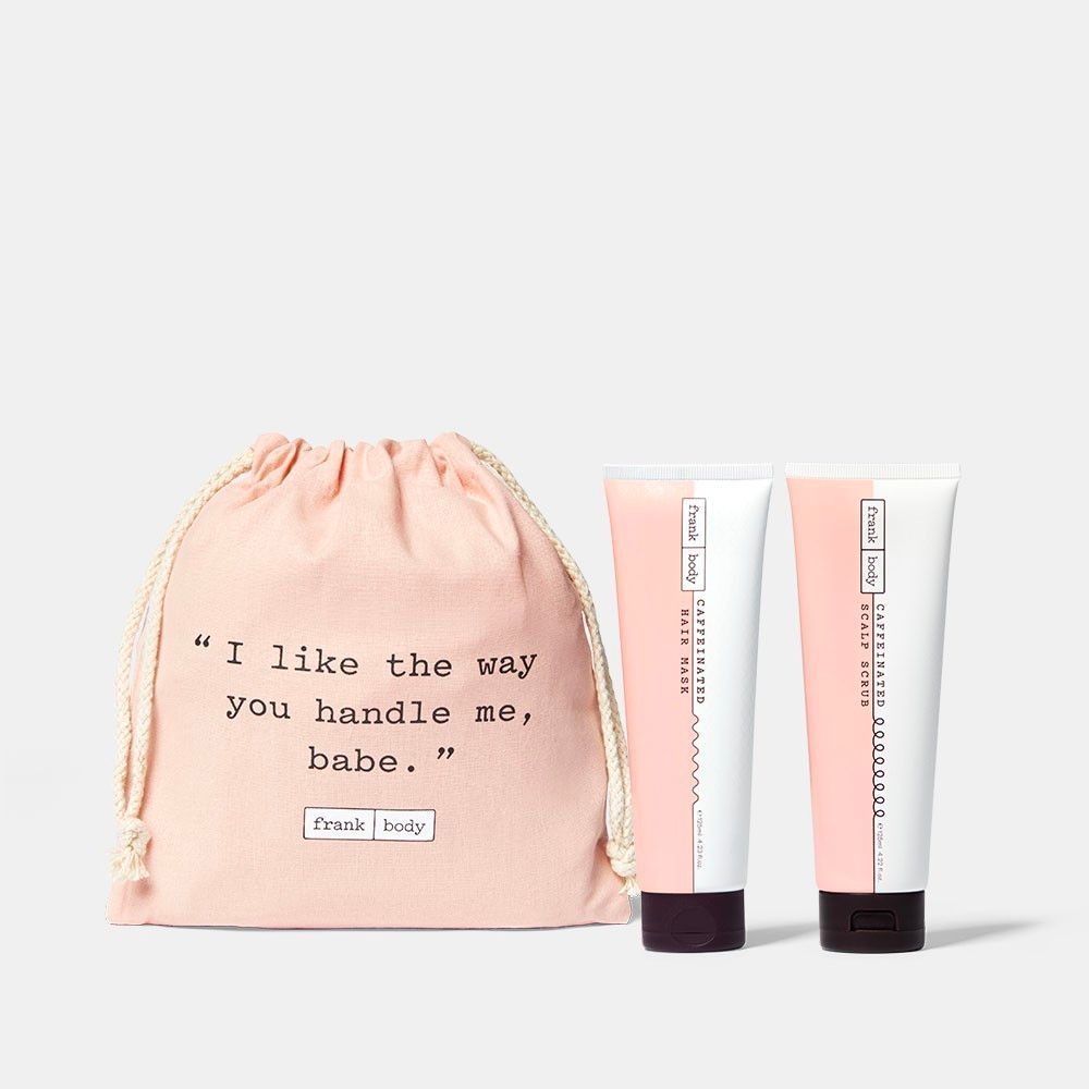 Frank Body Non-Stop Hair Duo Kit Caffienated Scalp Scrub & Hair Mask Set