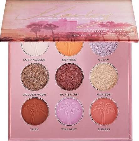 Revolution Marley Hollywood Sunset Shadow Palette with Compact Mirror