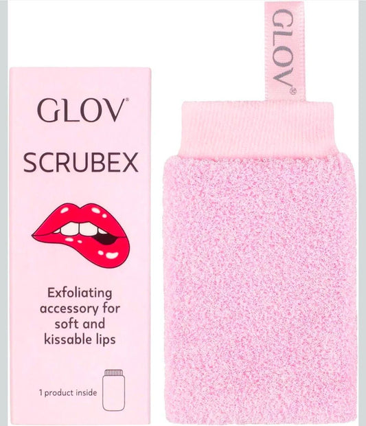Glov Lip Exfoliator Scrub - Reusable Scrubex Thimble for Gentle Lip Care Softening and Enhancing Natural Colour