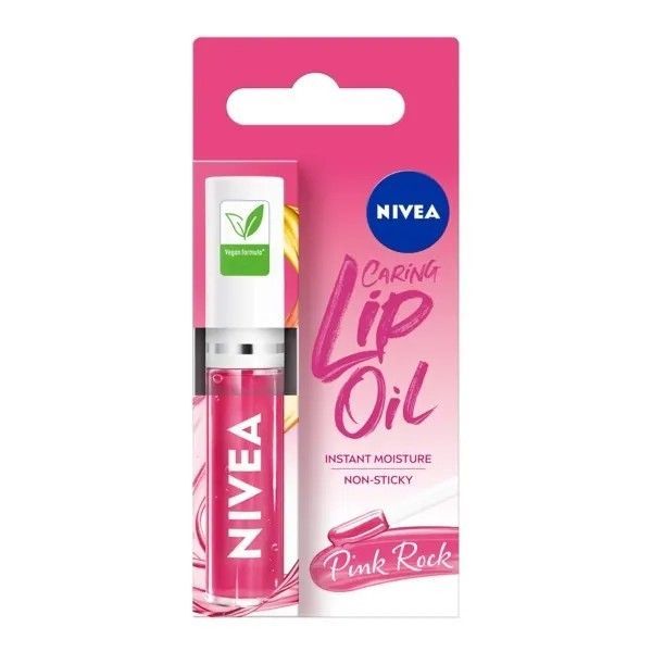NIVEA Pink Rock Lip Oil For Long Lasting Moisture 5.5ml