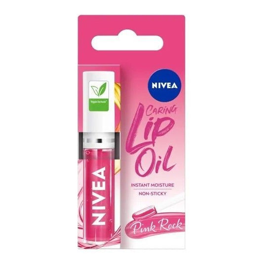 NIVEA Pink Rock Lip Oil For Long Lasting Moisture 5.5ml